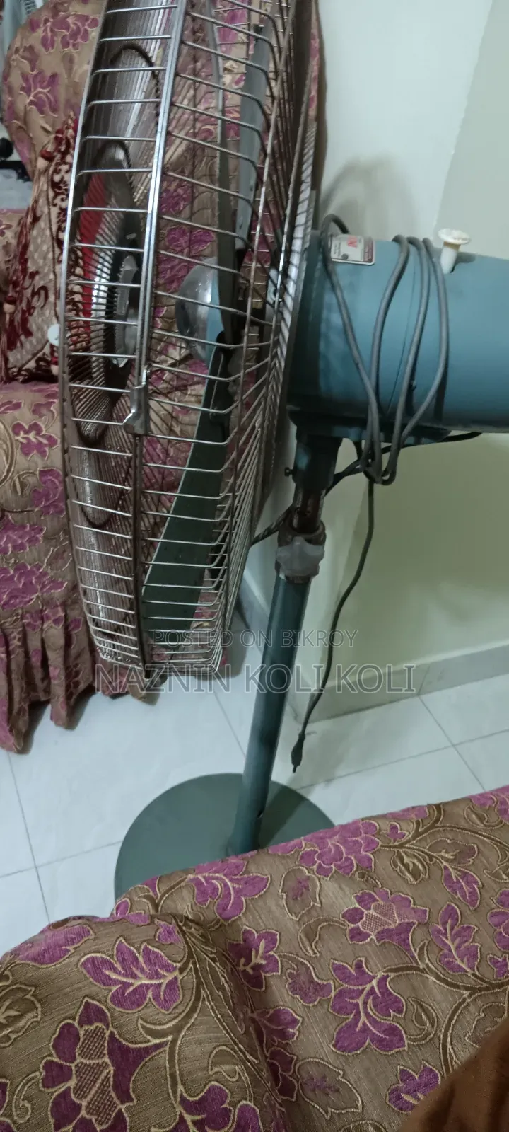Indus 24" Heavy Duty Pedestal Fan (Pure Copper Winding)