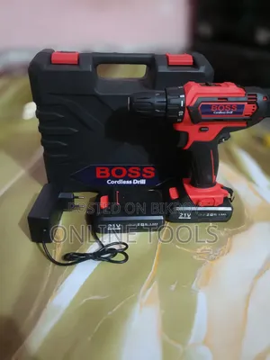Cordless Drill Machine 21 Volt Double Battery Boss