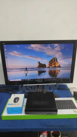 Desktop Computer HP EliteDesk 800 G6 Mini PC 8GB AMD Ryzen 5 SSD 128GB