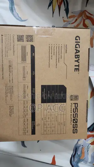 গিগাবাইট P550SS ৫৫০W ৮০ প্লাস সিলভার ATX পাওয়ার সাপ্লাই