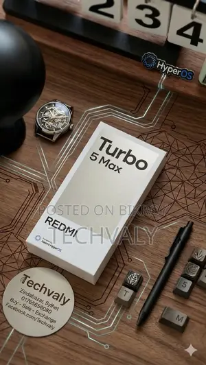New Xiaomi Redmi Turbo 5 Max 256 GB White