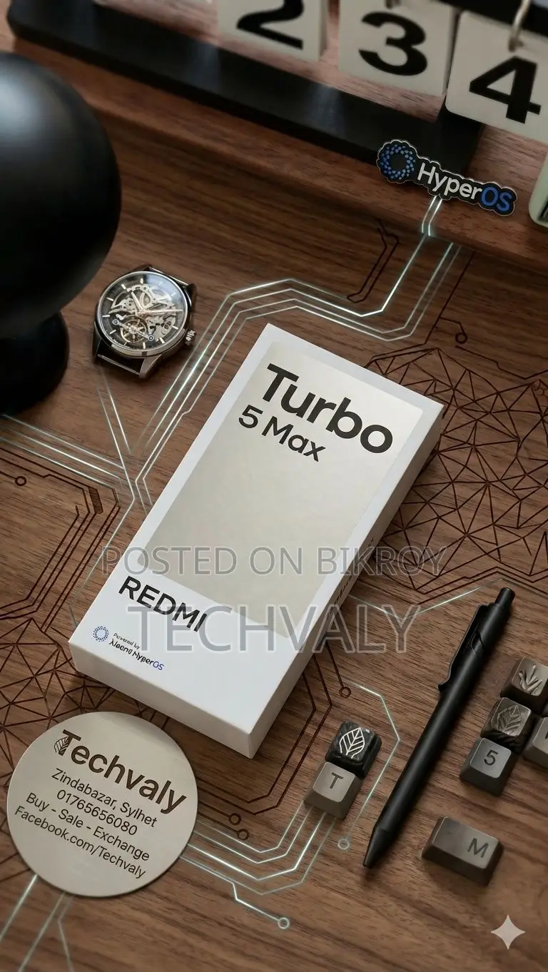 New Xiaomi Redmi Turbo 5 Max 256 GB White