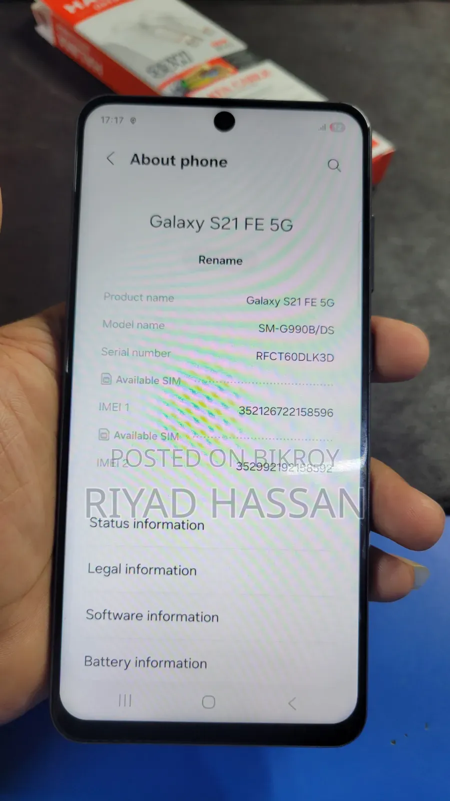 Samsung Galaxy S21 FE 5G 128 GB Gray