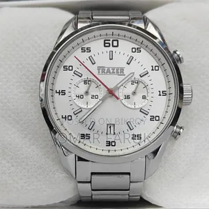 TRAZER by ZENART Chronograph Quartz Watch – Stainless Steel