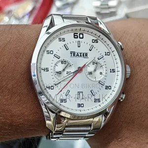 TRAZER by ZENART Chronograph Quartz Watch – Stainless Steel