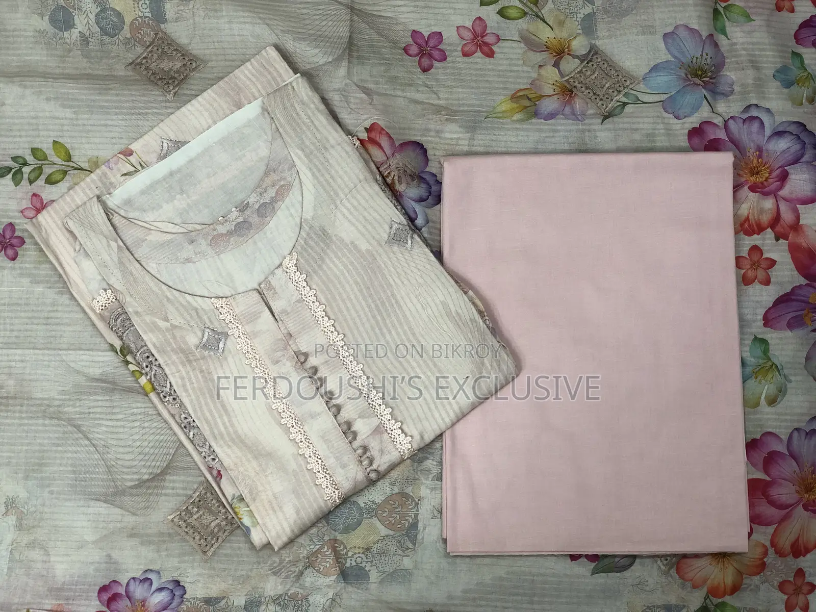 Premium Pure Cotton Three Piece