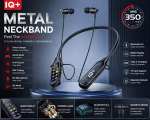 iQ Metal Neckband (Free Delivery)