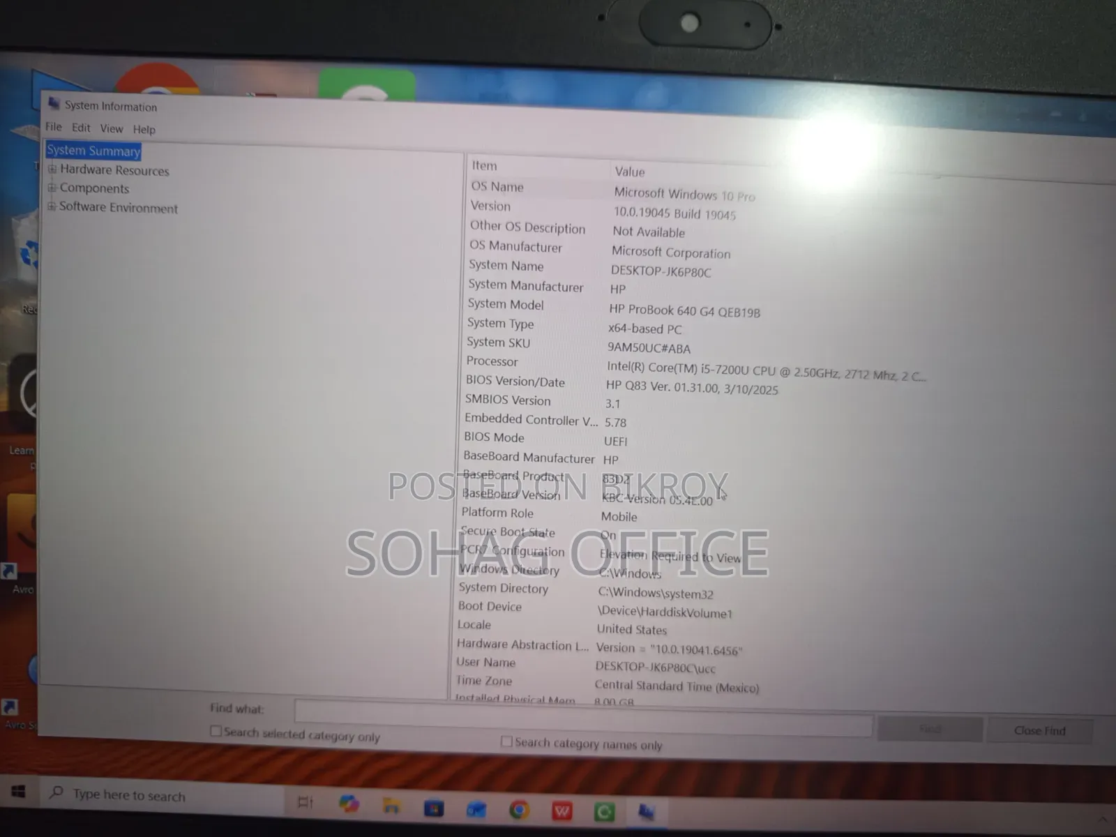 Laptop HP ProBook 640 G4 8GB Intel Core I5 HDD+SSD 512GB
