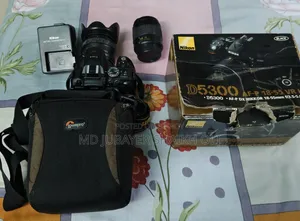 Nikon D5300 DSLR Camera and Nikon AF-S NIKKOR 50mm F/1.8g Lens