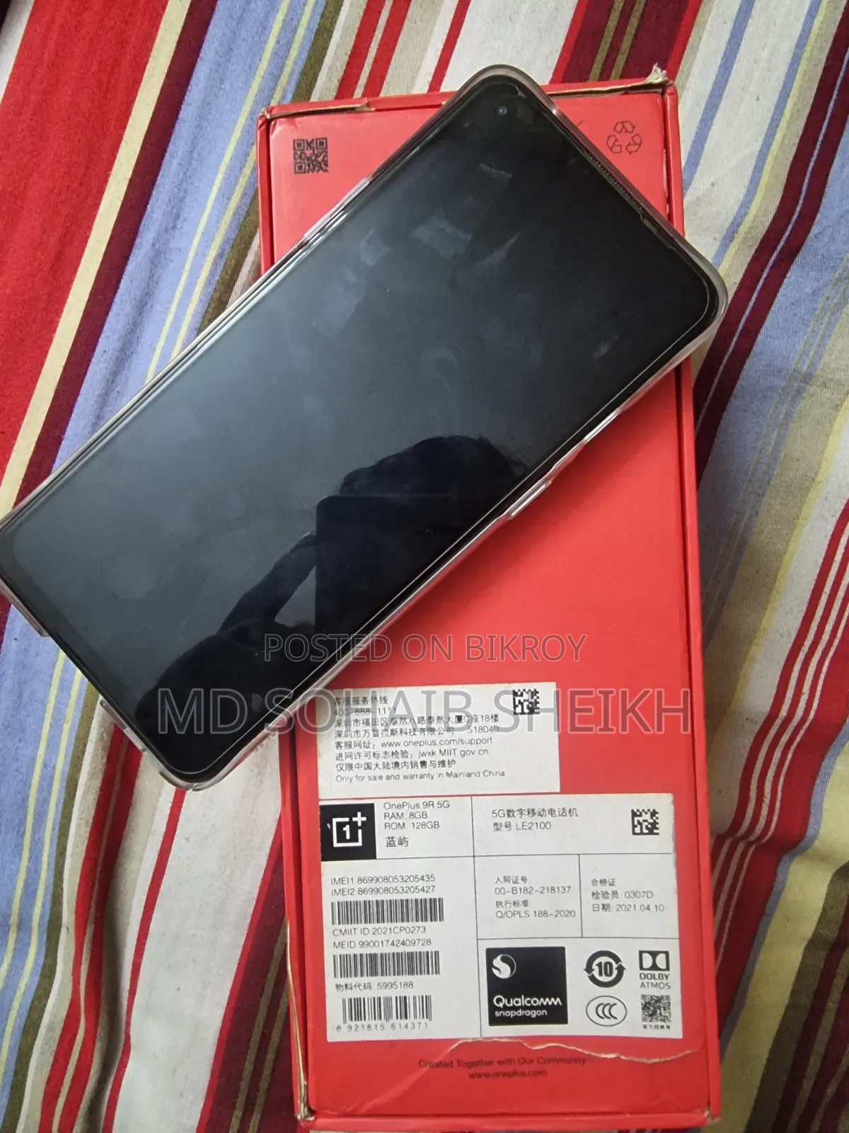 OnePlus 9R 128 GB Blue