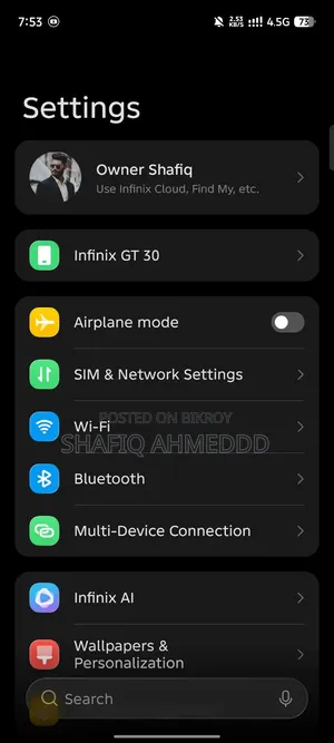Infinix GT 30 5G 256 GB