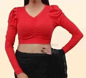 ক্রসটপ ব্লাউজ পিস ফ্রি সাইজ