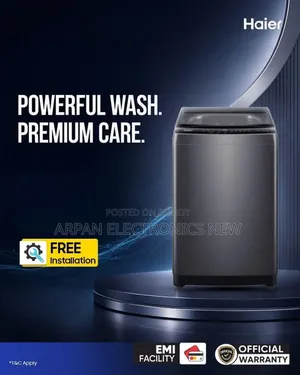 Haier 8 Kg Top Load Automatic Washing Machine with Air Dryer