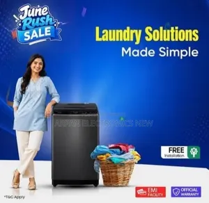 Emi Available Official Warranty by Haier 8 Kg Washing Machine