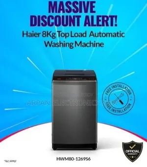 Haier 8kg Top Load Fully Automatic Washing Machine "Eid Offer"