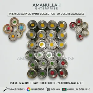 Premium Liquid Glass Paint Set | Amanullah Enterprise (12Pcs)