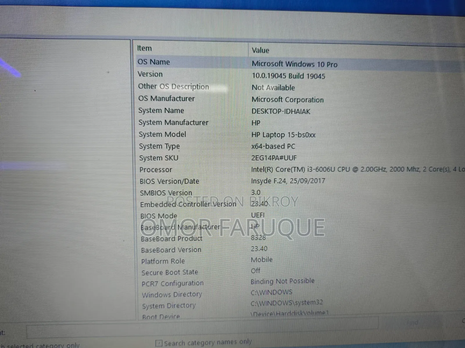 Laptop HP 15 4GB Intel Core I3 SSD 128GB