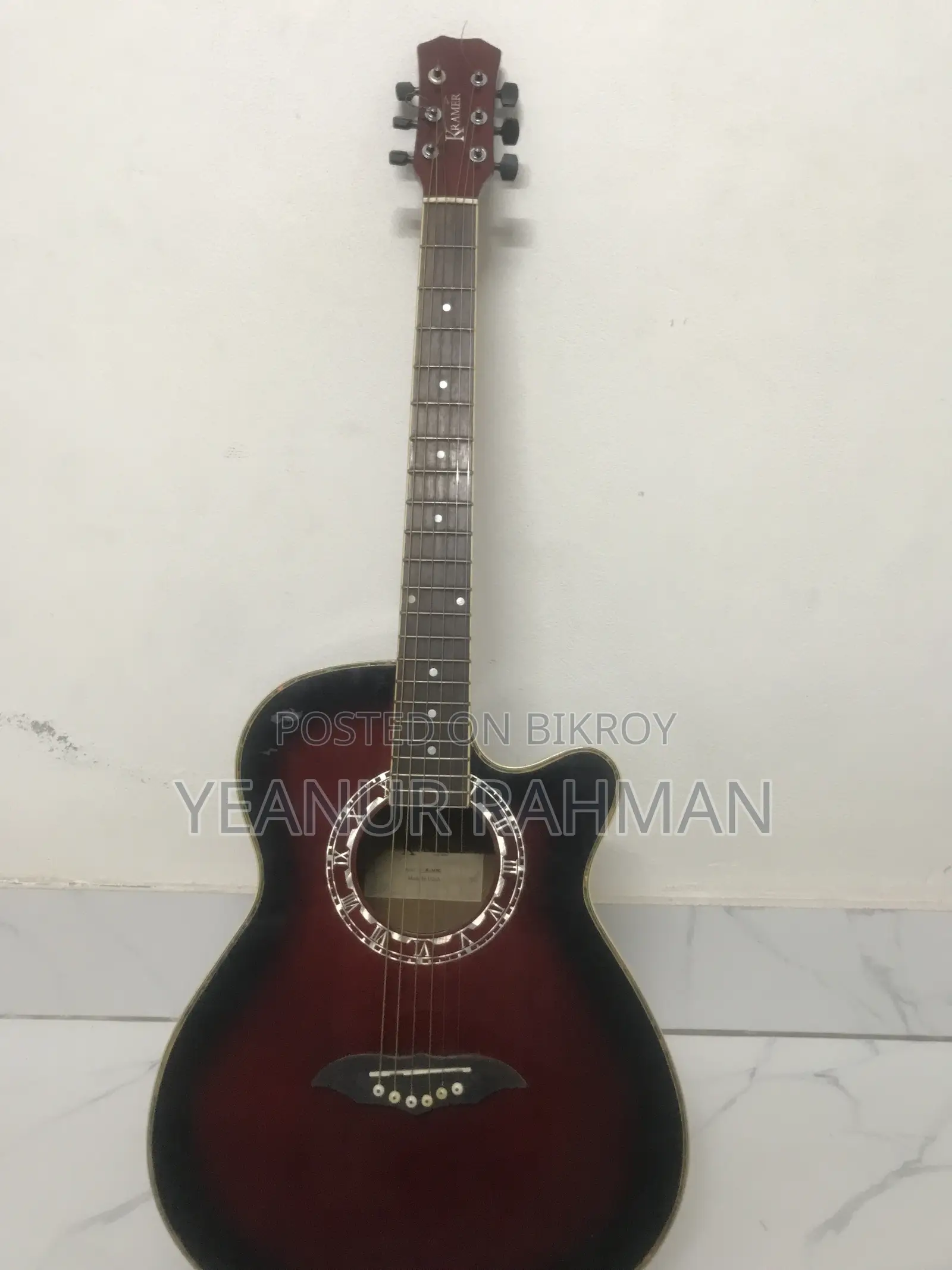 This guitar has been used for only 4 days