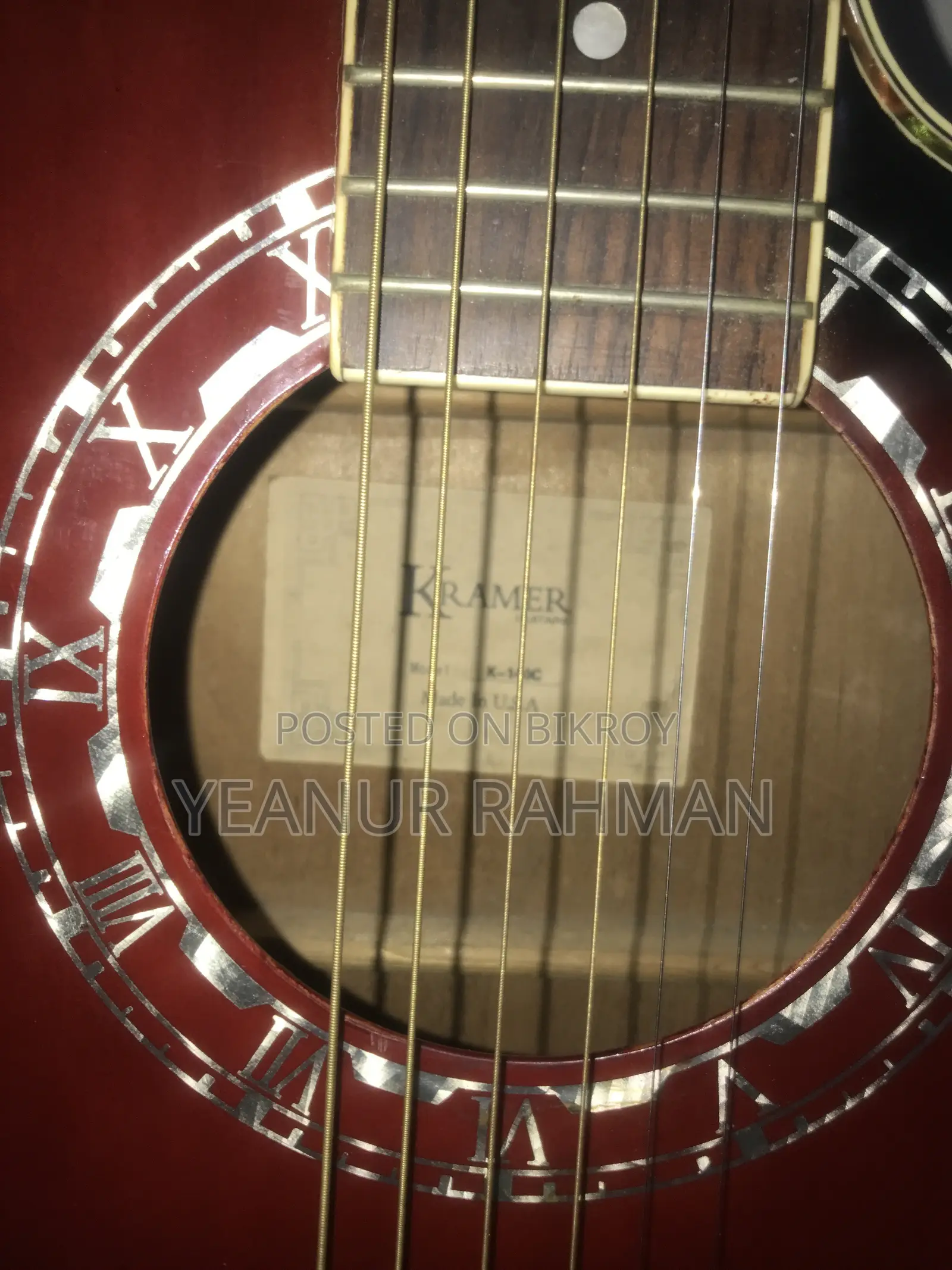 This guitar has been used for only 4 days
