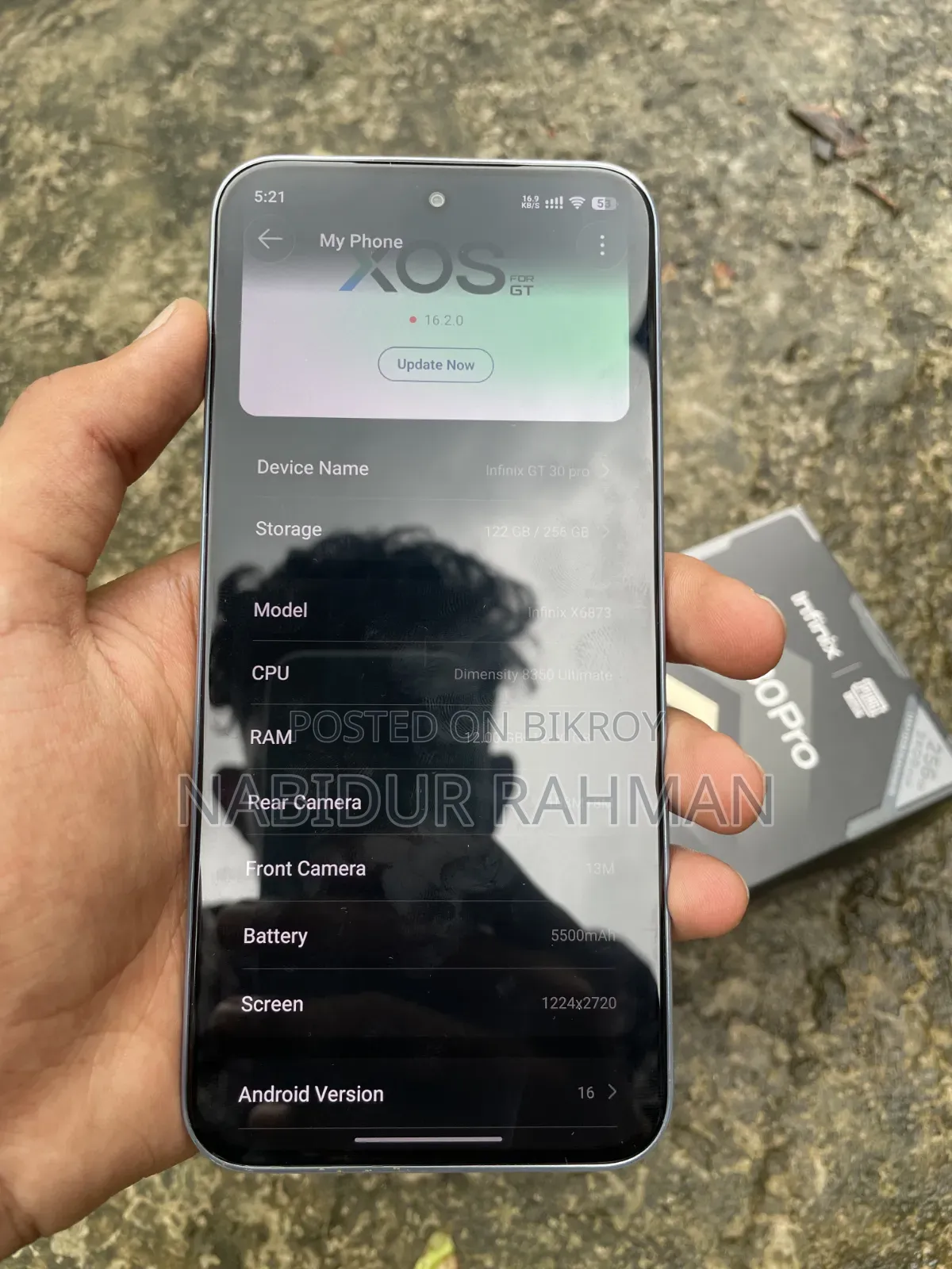 ইনফিনিক্স জিটি ৩০ প্রো ২৫৬ জিবি