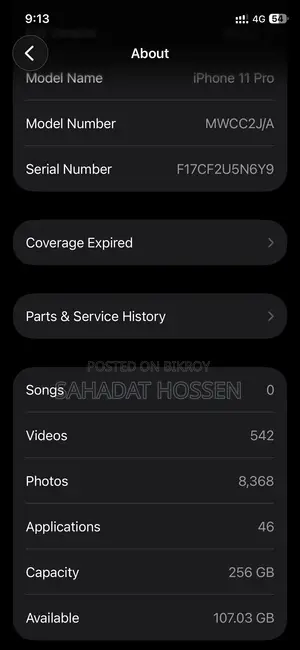 Apple iPhone 11 Pro 256 GB Black