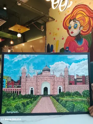 16/24" Lalbag Kella Painting