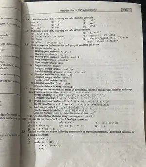 শর্মস আউটলাইন অব প্রোগ্রামিং উইথ সি
