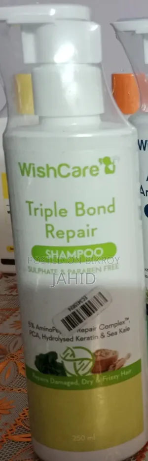 Wishcare Triple Bond Repair Anti Dandruff Shampoo