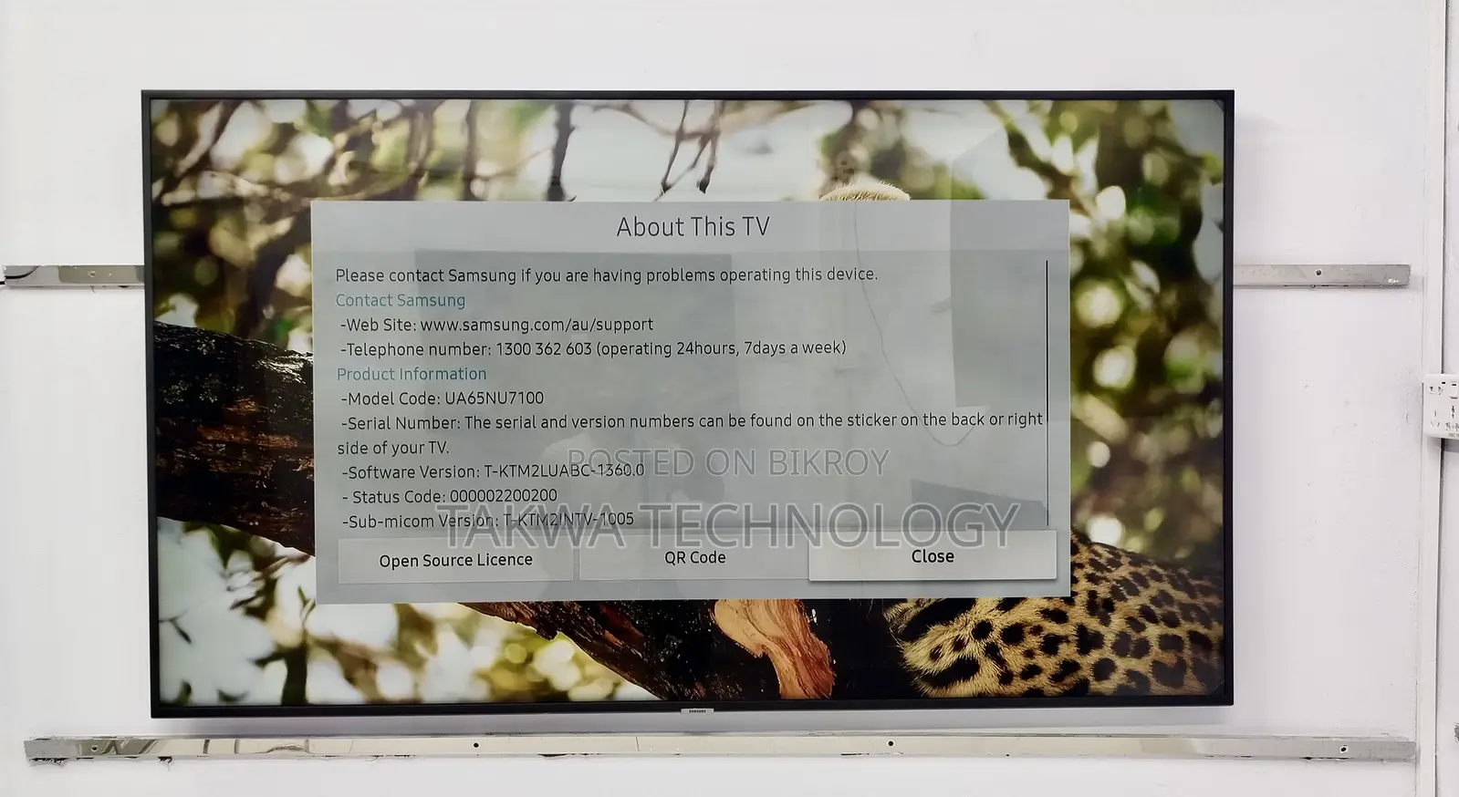Samsung 65 Inch Smart Ultra UHD Resolution TV