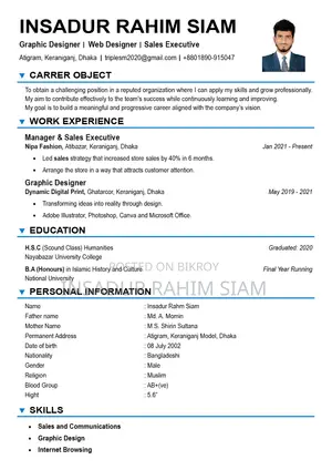 Healthcare Nursing CV