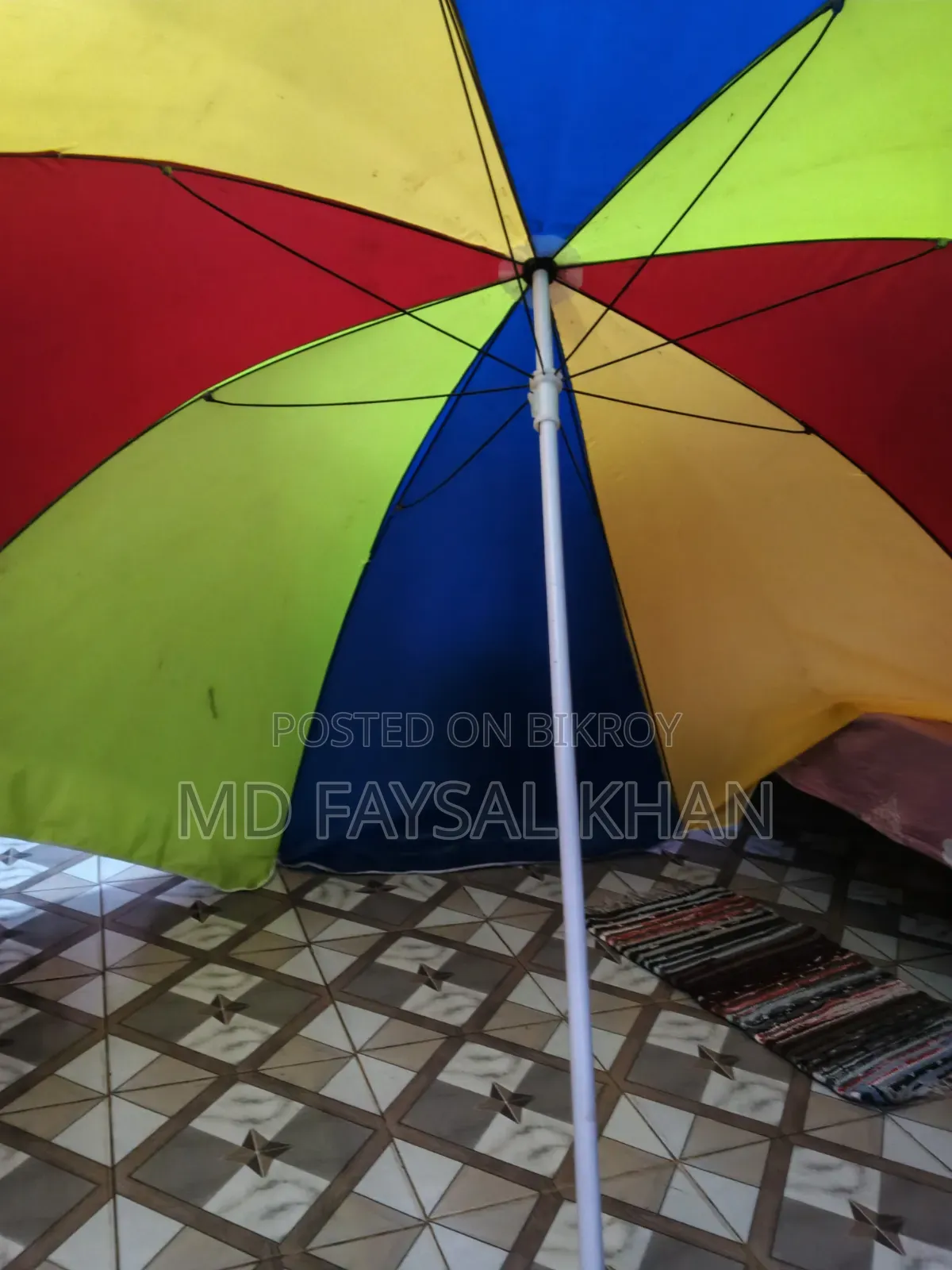 Large Colorful Garden/Outdoor Umbrella for Sale | With Sturdy Stand