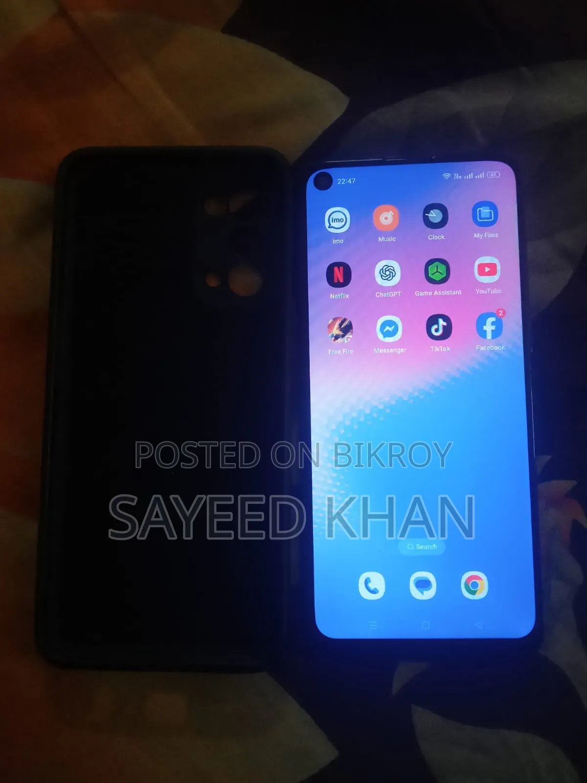 নিউ অপো রেনো৫ ৫জি ১২৮ জিবি ব্ল্যাক