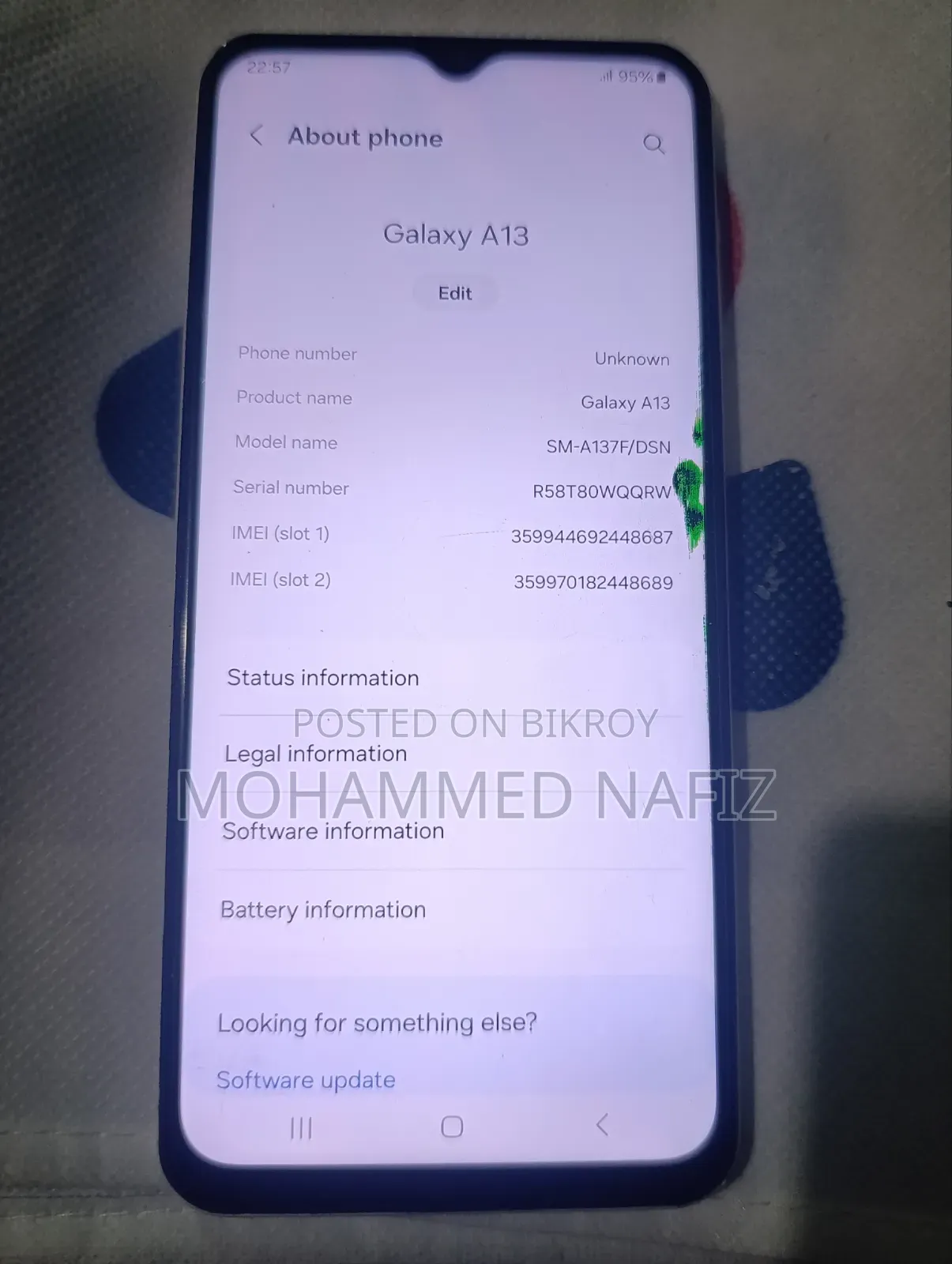 Samsung Galaxy A13 128 GB White