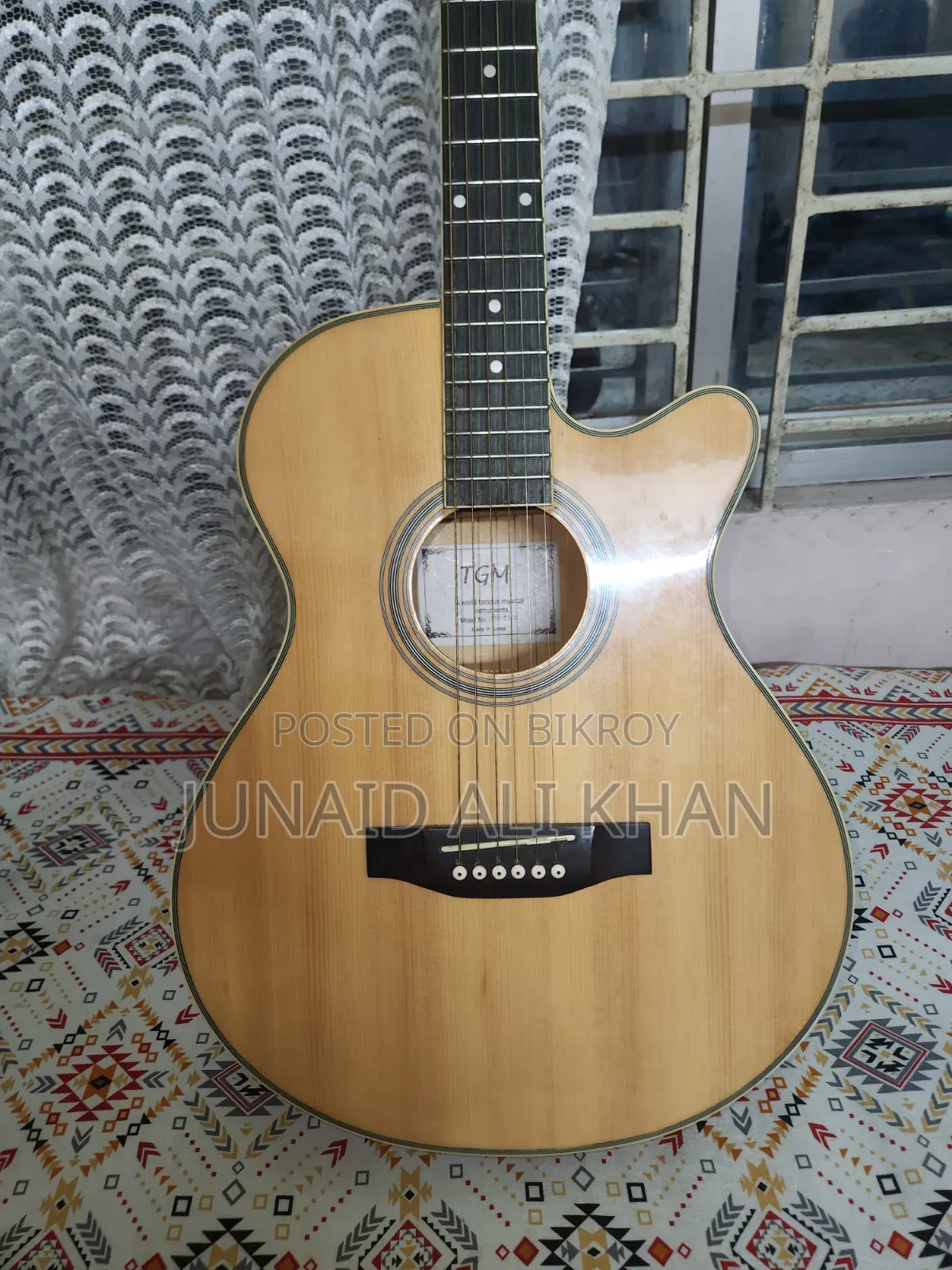 Guitar TGM Tm 01 Fresh Condition Bag+belt