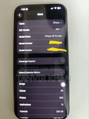 New Apple iPhone 16 Pro Max 256 GB Gold