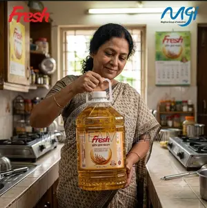 ফ্রেশ রাইস ব্র্যান অয়েল - ৫ লিটার