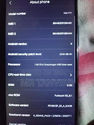 Vivo Y11 32 GB Blue