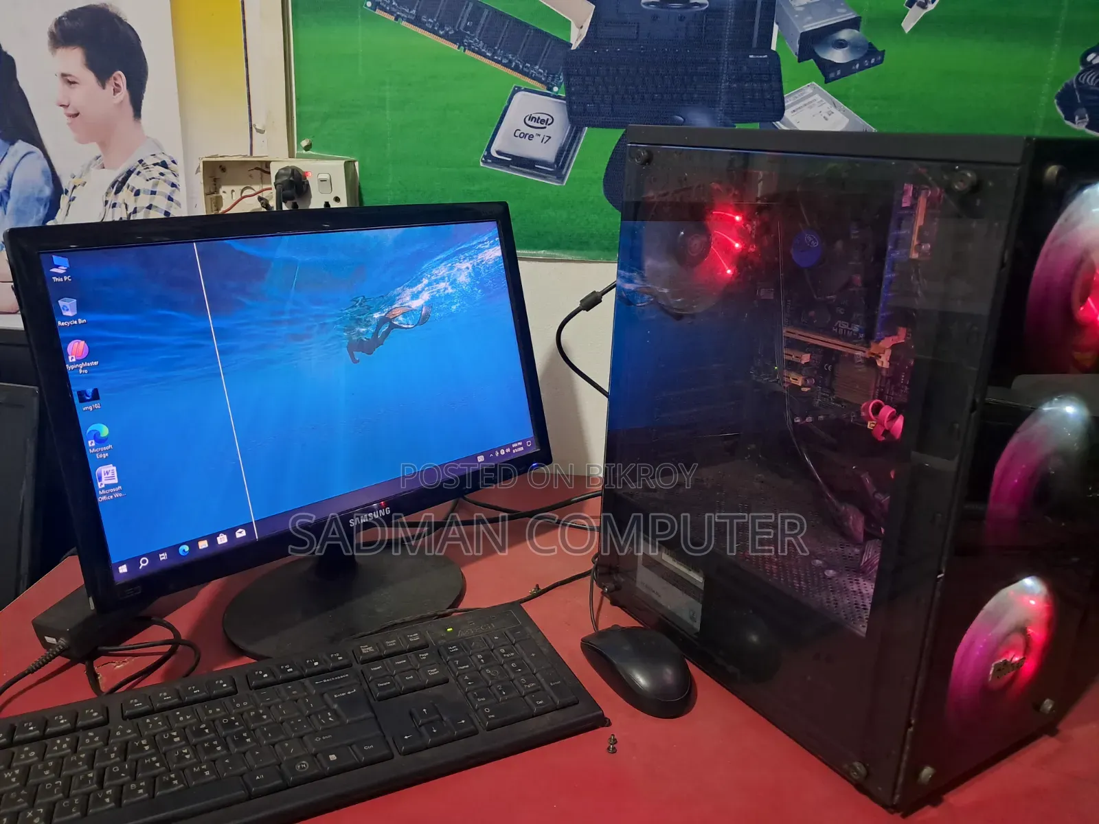 Desktop Computer 4GB Intel Core i3 SSD 128GB