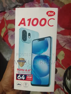 নতুন Itel A100C ৬৪ জিবি কালো