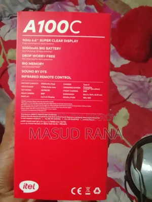 নতুন Itel A100C ৬৪ জিবি কালো