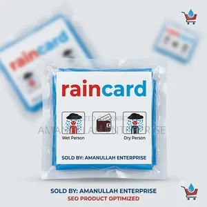Buy Portable Pocket Raincard Emergency Raincoat | Amanullah Enterprise