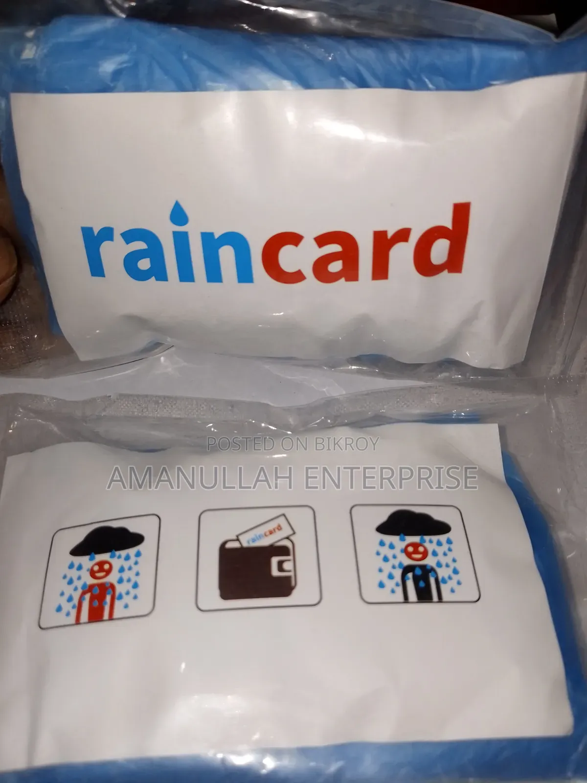 Buy Portable Pocket Raincard Emergency Raincoat | Amanullah Enterprise