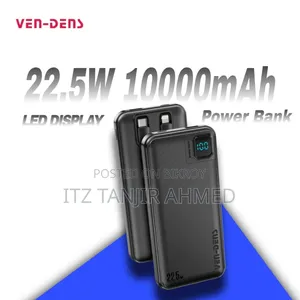 10000mAh Power Bank 22.5W Fast Charging With Cable LED Display