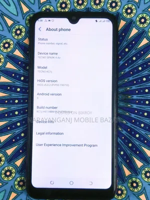 টেকনো স্পার্ক ৪ এয়ার ৩২ জিবি ব্ল্যাক