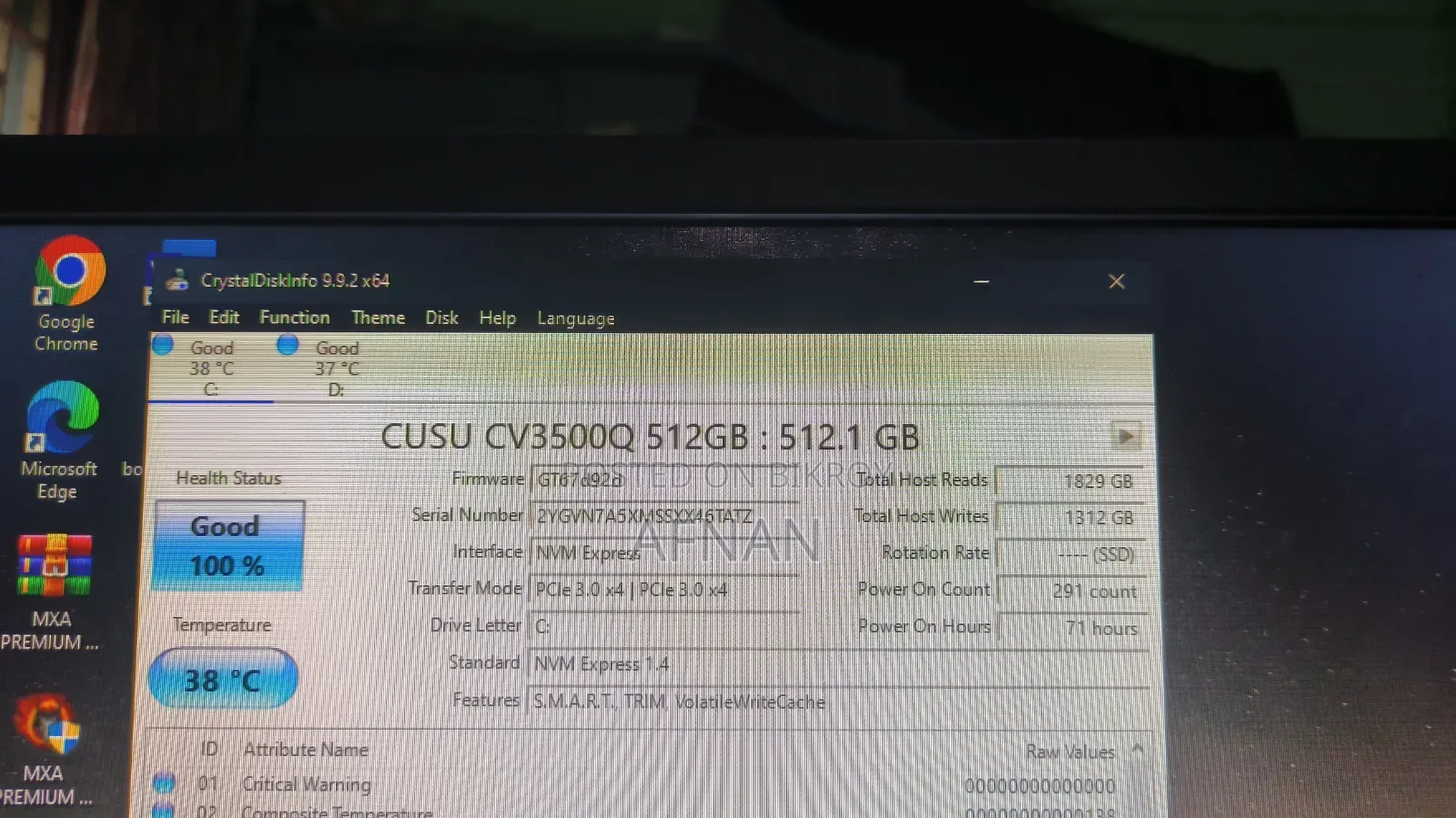 Desktop Computer Gigabyte 8GB Intel Core I5 HDD+SSD 1T