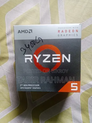 AMD Ryzen 5 3400G Processor With Radeon RX Vega 11 Graphics