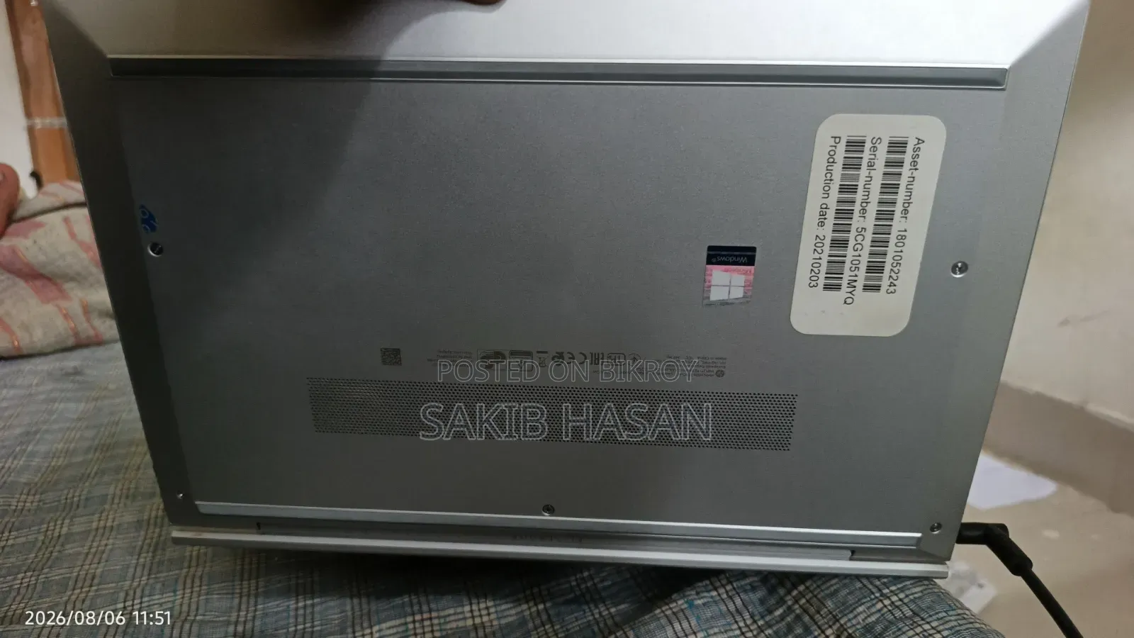 Laptop HP Elitebook 845 G7 8gb Amd Ryzen 5 SSD 256gb