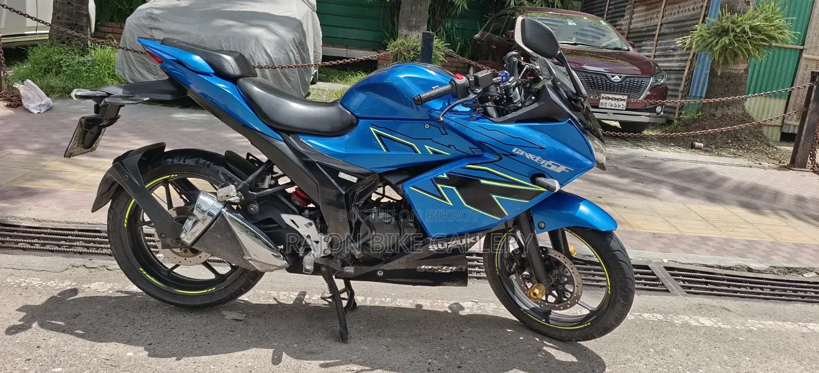 New Suzuki Gixxer SF 2022 Blue