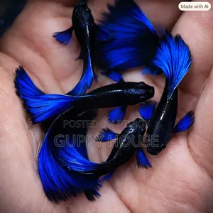ব্লু হেড সামুরাই গাপ্পি/ ব্লু মস্কো গাপ্পি।