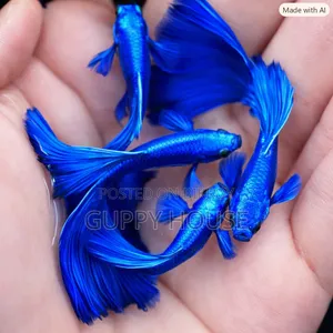 ব্লু হেড সামুরাই গাপ্পি/ ব্লু মস্কো গাপ্পি।